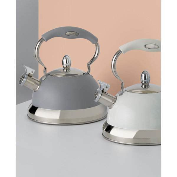 Typhoon 3 Qt. Living Stainless Steel Whistling Stovetop Kettle & Reviews